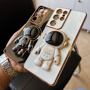 Galaxy S  Series - Electroplating Astronaut Case