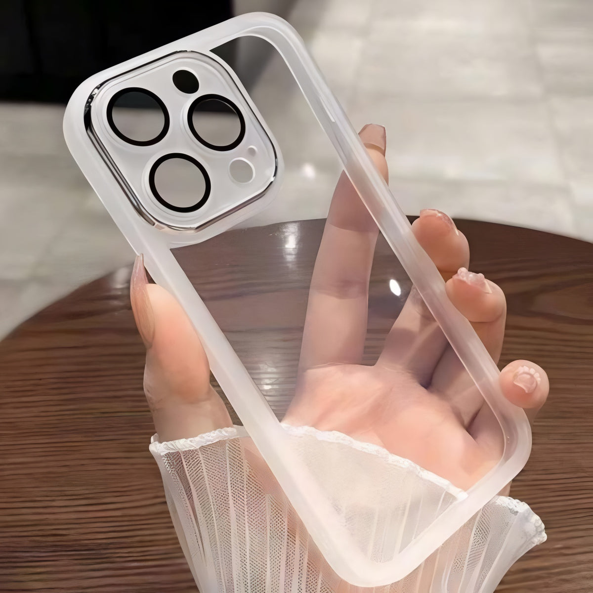 Transparent Lens Protection Case