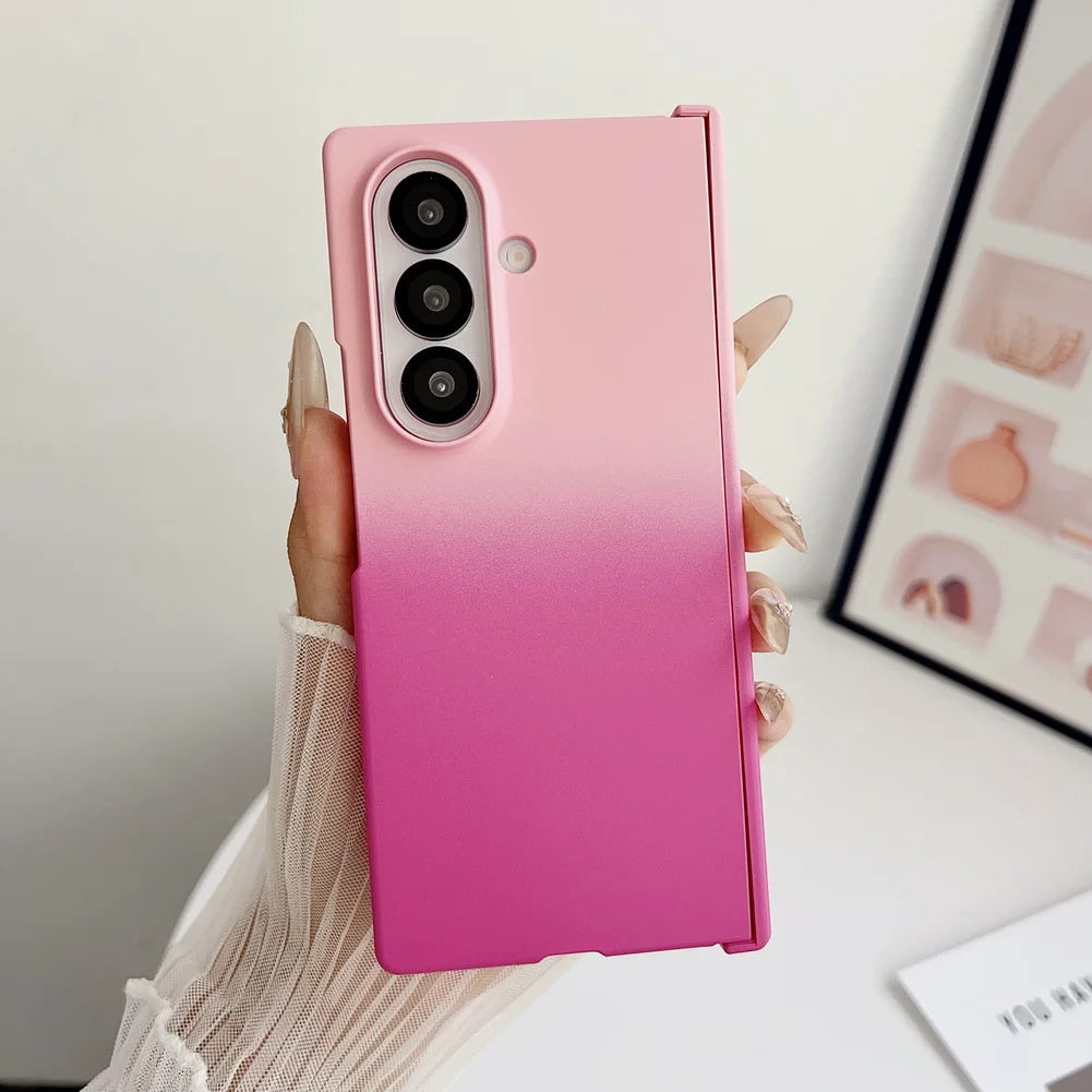 Premium Matte Ombre Double Color Case