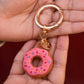 Sprinkle Donut Keychain