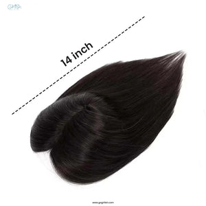 Invisible Human Hair Lace Topper - 14 Inch