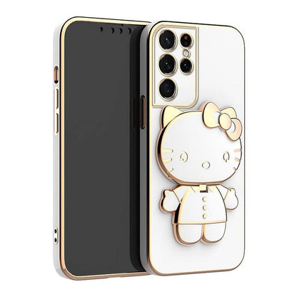 Mirror Kitty Stand Case
