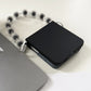 Beaded Strap Flip Phone Case