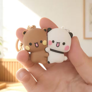 Cute Bestie Bear Keyring Charm