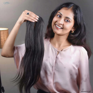 Silk Base Human Hair Topper 2.5*5Inc