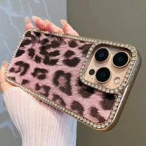 Glamour Leopard Case-Pink