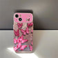 Pink Butterfly Case with Bracelet - iPhone