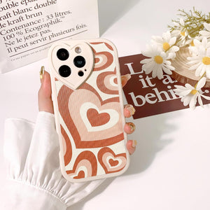 Retro Ripple Heart Case