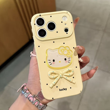 Lucky Bow Kitty Cute Phone Case