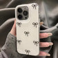 Bow Doodle Case-White