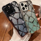 Gradient Glitter Geometrical Pattern Case