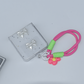 Cute Bow Charm Flip Phone Case
