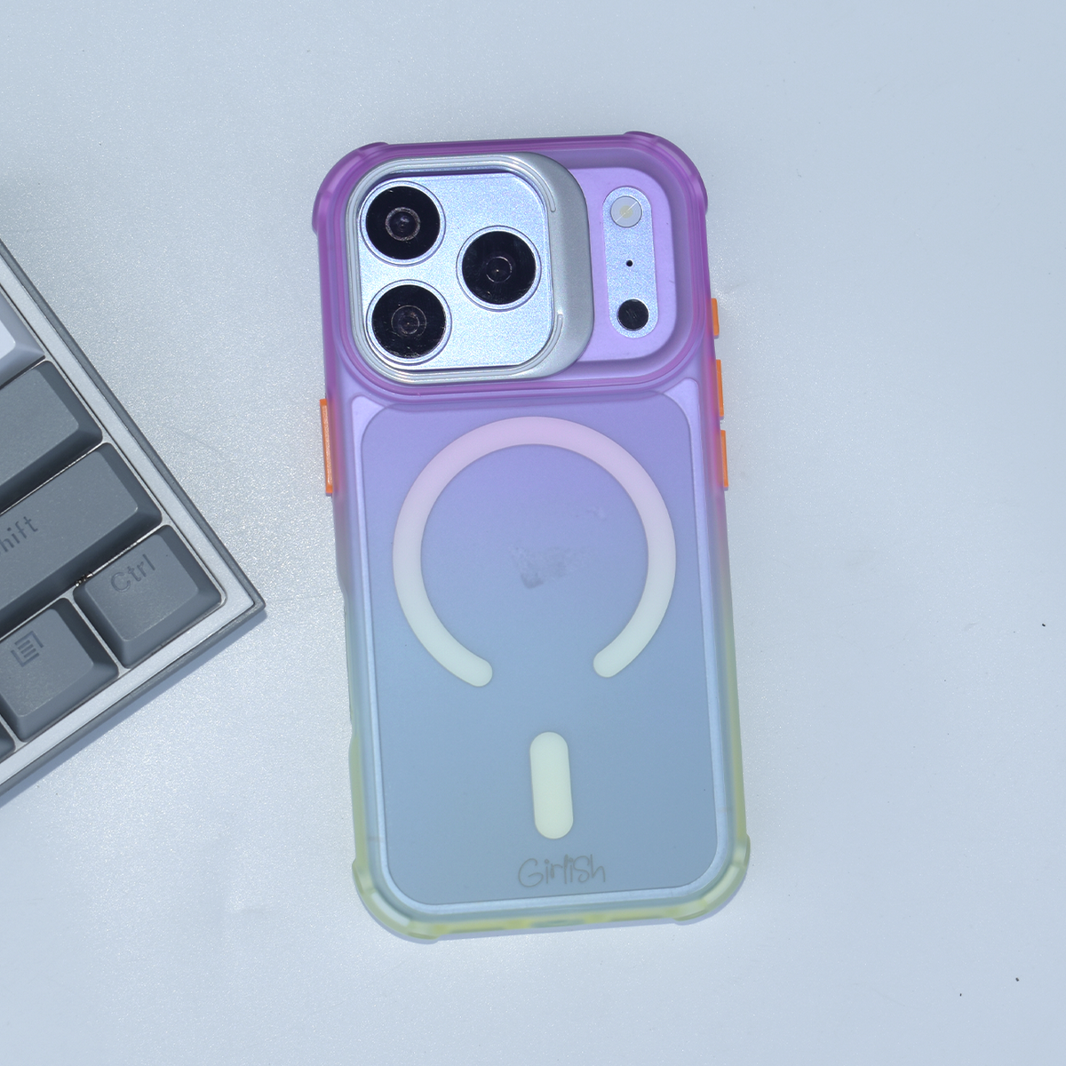 Colorful Frosted MagSafe Protective Phone Case