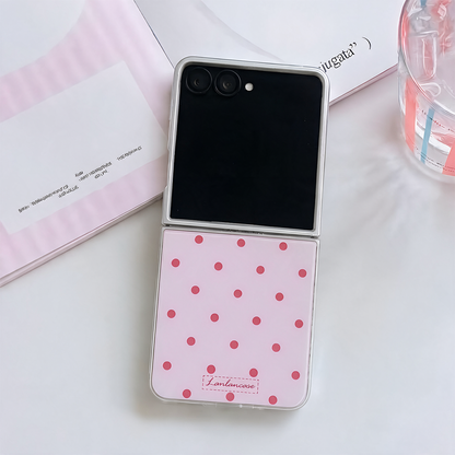 Polka Dot Flip Magnetic Phone Case