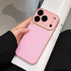 UrbanLeather Texture Pink Case - iPhone