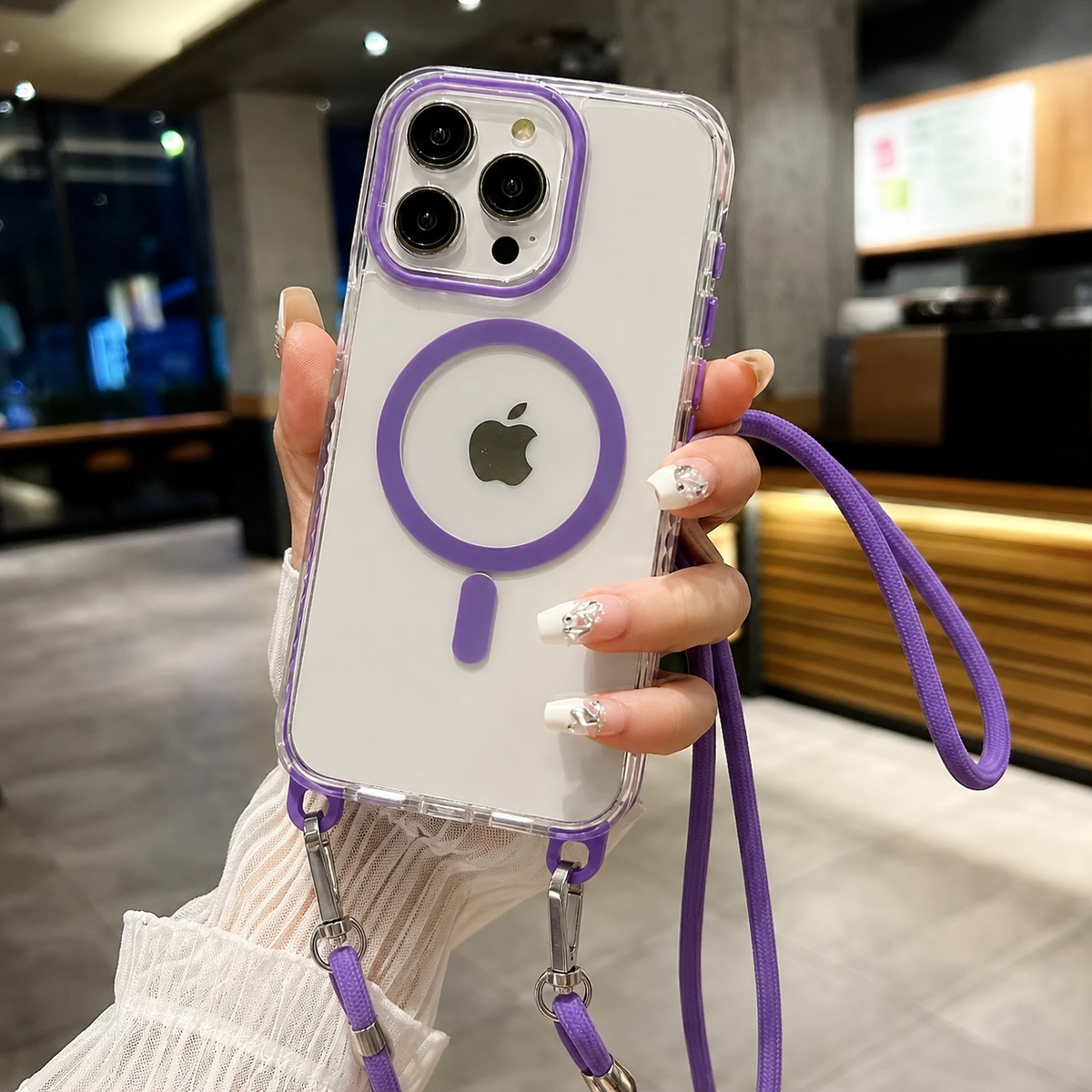 MagnaGlow Crystal Lanyard Case