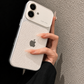 UrbanLeather Texture White Case - iPhone
