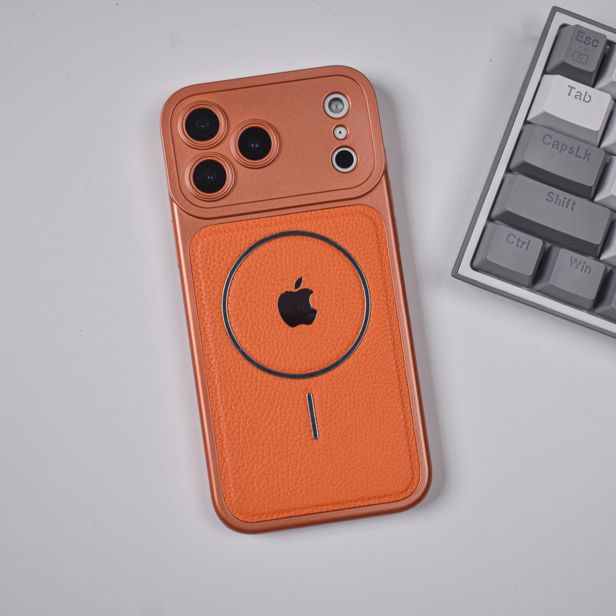 Magnetic Leather Armor Case
