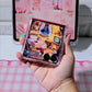Cute Bow Charm Flip Phone Case