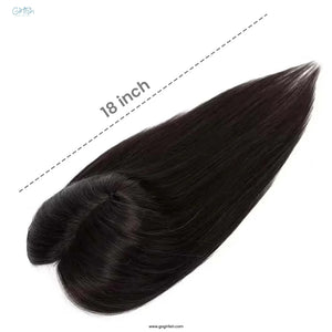 Invisible Human Hair Lace Topper - 18 Inch