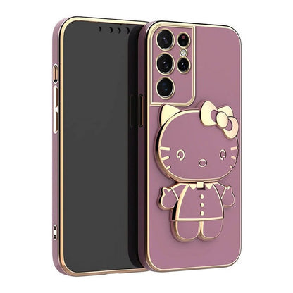 Mirror Kitty Stand Case
