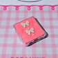 Cute Bow Charm Flip Phone Case