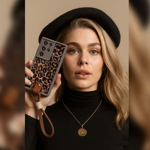 Leopard Luxe Strap Case