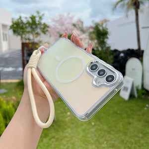 White Halo Case with Lanyard