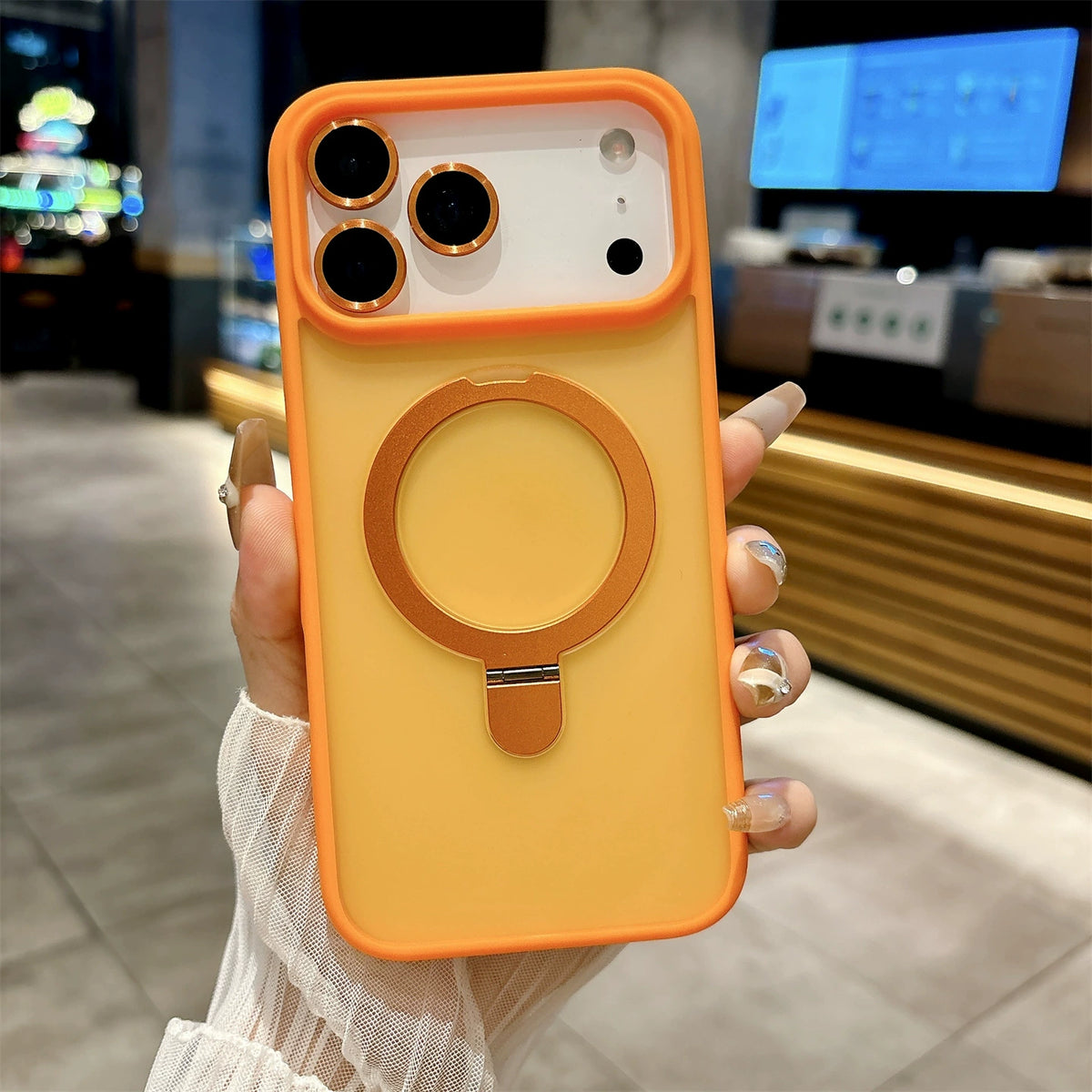 Transparent Magnetic Ring Case