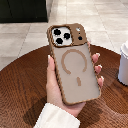 Matte Magnetic Translucent Protective Phone Case