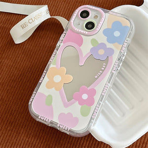 Sweet Heart Floral Case -iPhone