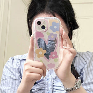 Sweet Heart Floral Case -iPhone