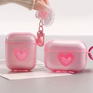 SweetHeart Glitter AirPods Case