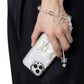 Glitter Bow Pearl Charm Case