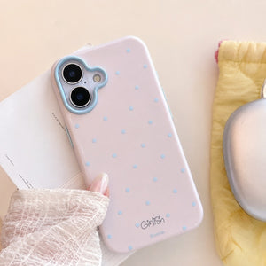 Korean Polka Dot Aesthetic Case
