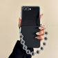 Beaded Strap Flip Phone Case