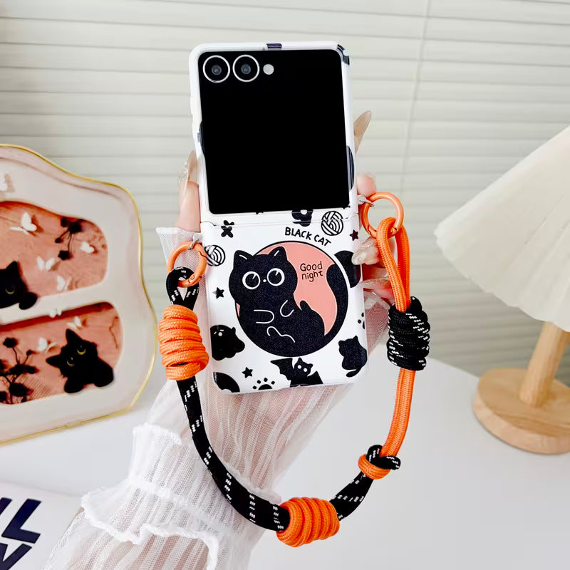 Kawaii Kitty Flip Case - Galaxy