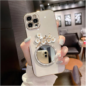 Orchid Mirror Case