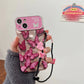 Pink Butterfly Case with Bracelet - iPhone