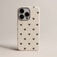 Speckled Heart Case-White