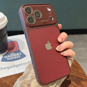 Urban Luxe Leather Case With Strong Camera Protection