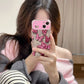 Pink Butterfly Case with Bracelet - iPhone