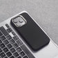 Diamond texture leather Case - Black