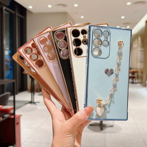 Clear Heart Wrist Case