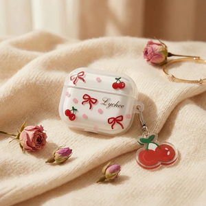Cute Korean Cherry AirPods Case