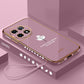 Electroplating Maple Leaf case With Lanyard Case